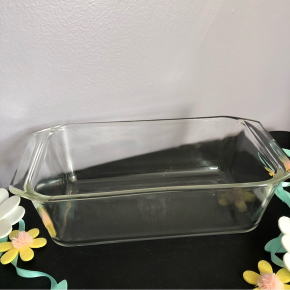 Pyrex Kitchen Pyrex Vintage Clear Glass 5 X 9 Loaf Dish Baking